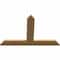 Ekena Millwork Portland Timber Gable Bracket, Western Red Cedar, 48"W x 32"H x 1 1/2"D x 5 1/2"F, 16/12 Pitch GBW048X32X0206POR00SWR - alternate 3